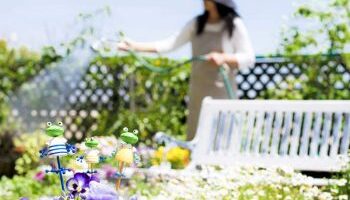 enrollador manguera jardin